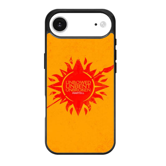Sun Unbowed Unbent Unbroken Martell iPhone Air Case