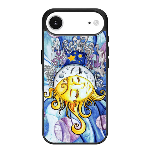 Sun and Moon Art Painting Cute Sky Tumblr iPhone Air Case
