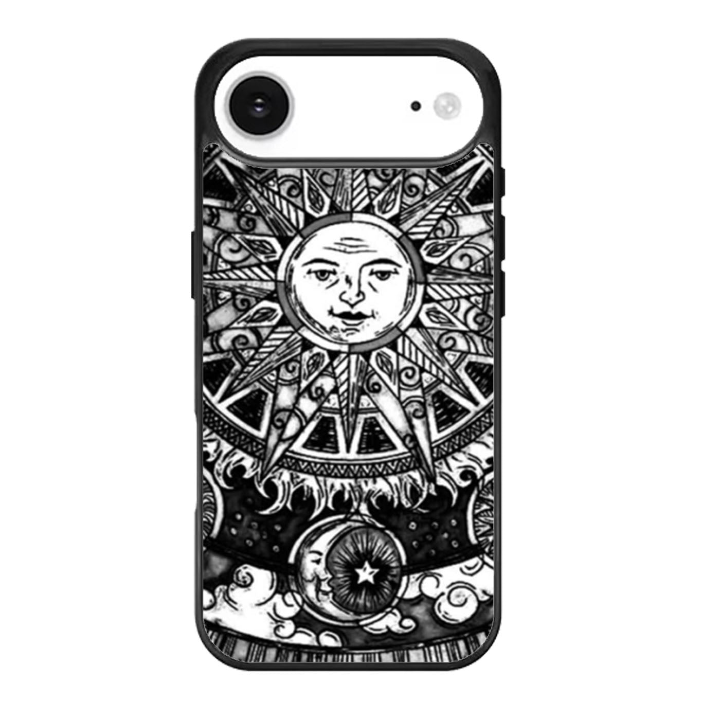 Sun and Moon Black White iPhone Air Case