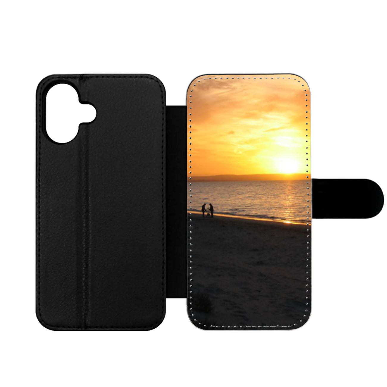Sunset On The Beach Wallet iPhone Case