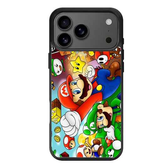 Super Mario Wallpaper iPhone 17 Pro Max Case