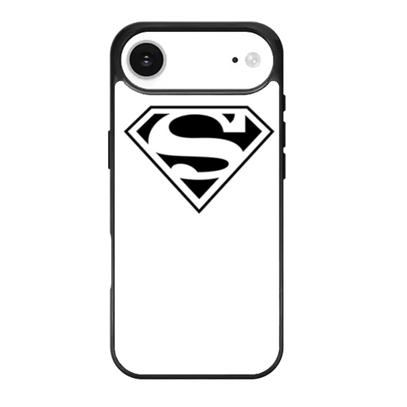 Superman Black White Logo iPhone Air Case