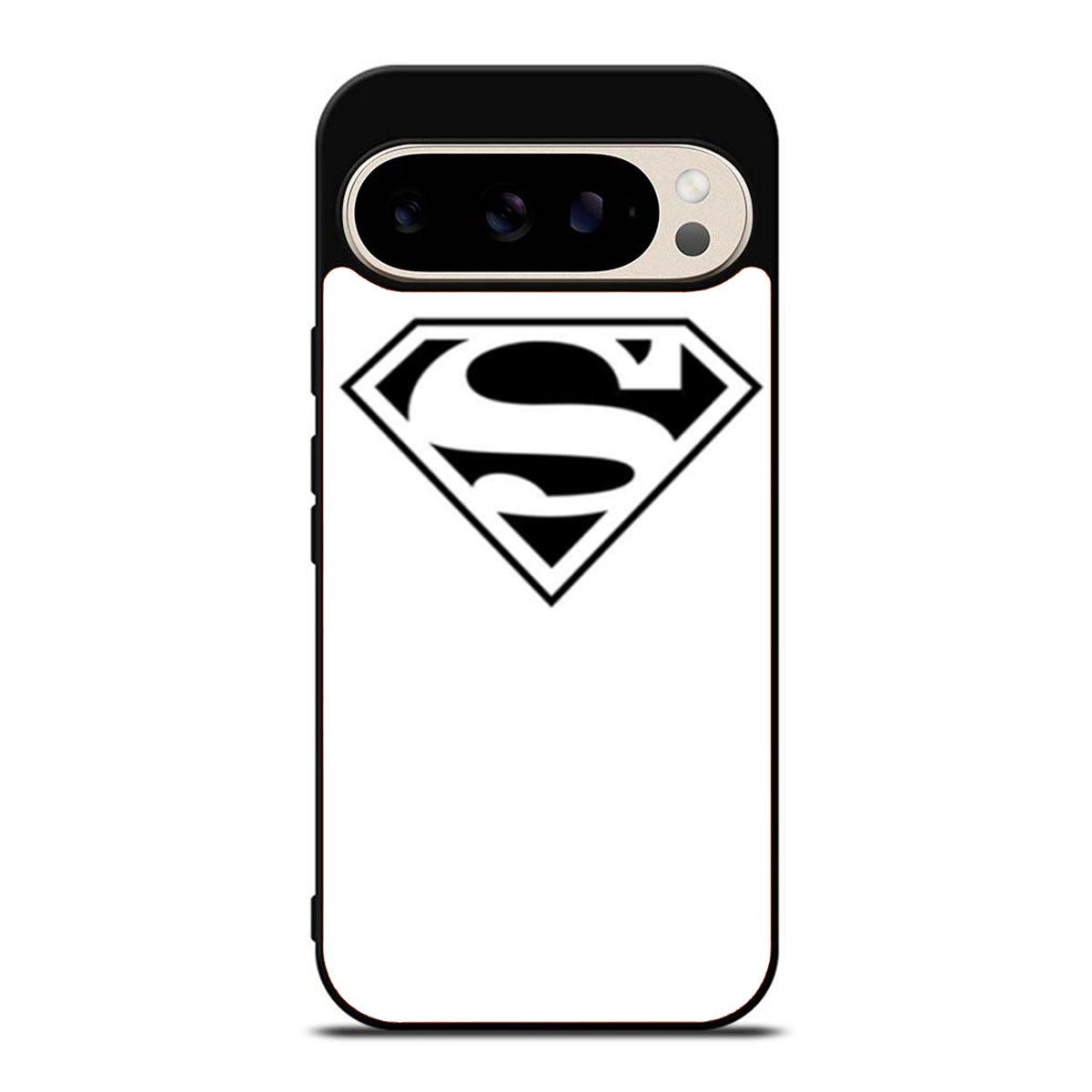 Superman Black White Logo Google Pixel 9 Pro Case