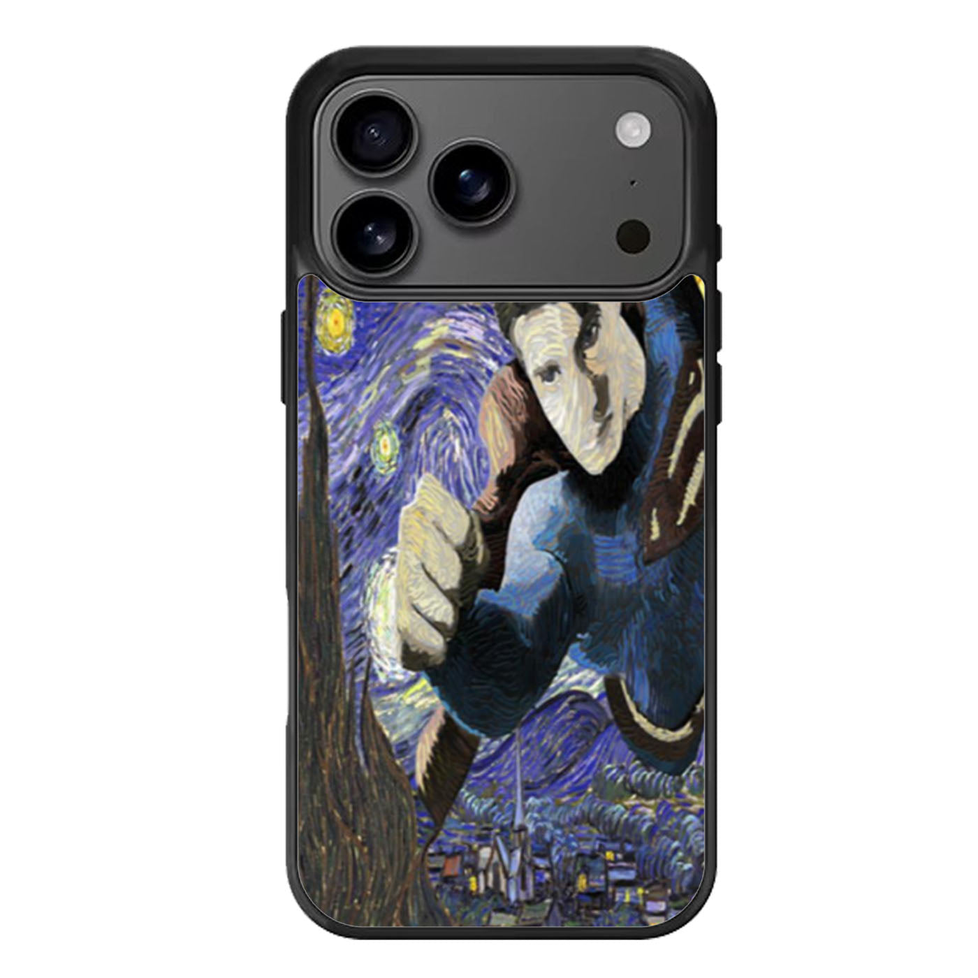 Superman Flying Starry Night iPhone 17 Pro Max Case