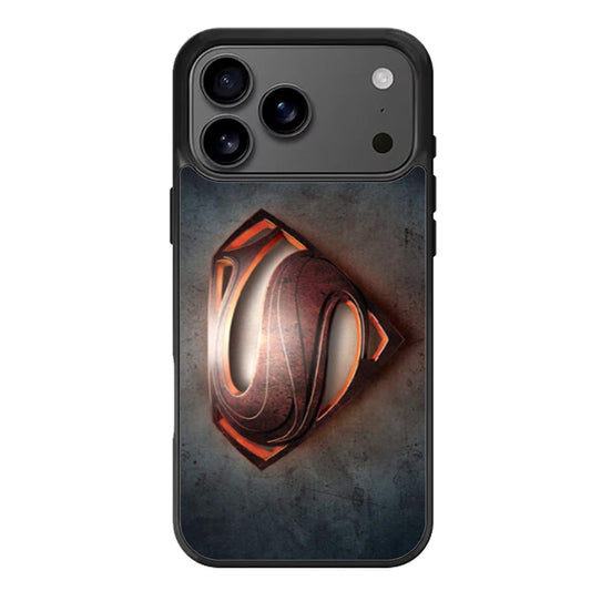 Superman Man of Steel Logo iPhone 17 Pro Max Case