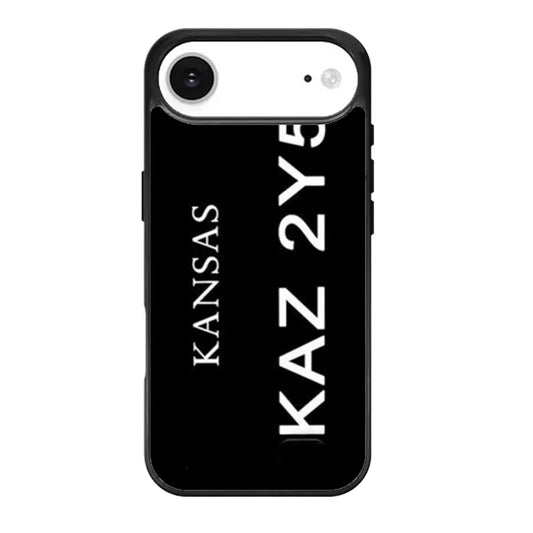 Supernatural Impala Kansas License Plate iPhone Air Case