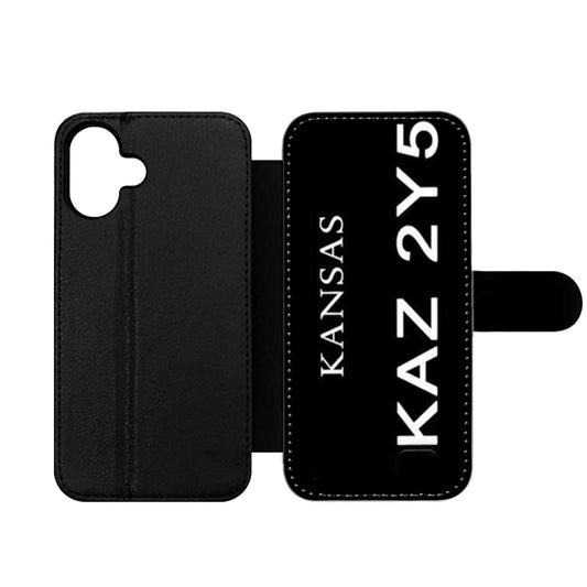Supernatural Impala Kansas License Plate Wallet iPhone Case