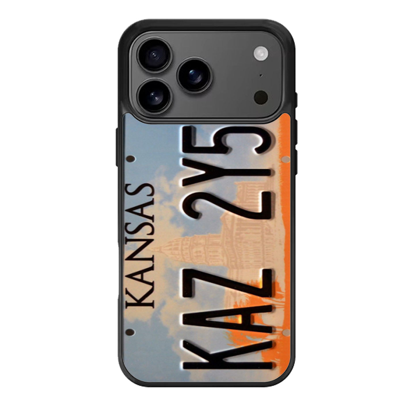 Supernatural License Plate Kansas iPhone 17 Pro Max Case