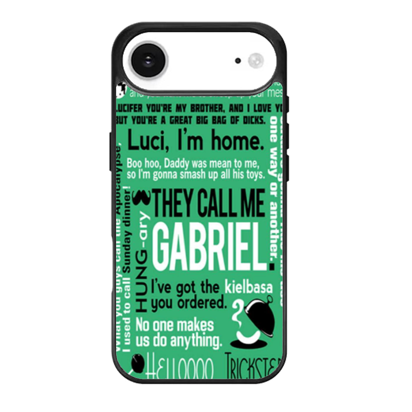 Supernatural Quote Wording Art Four iPhone Air Case