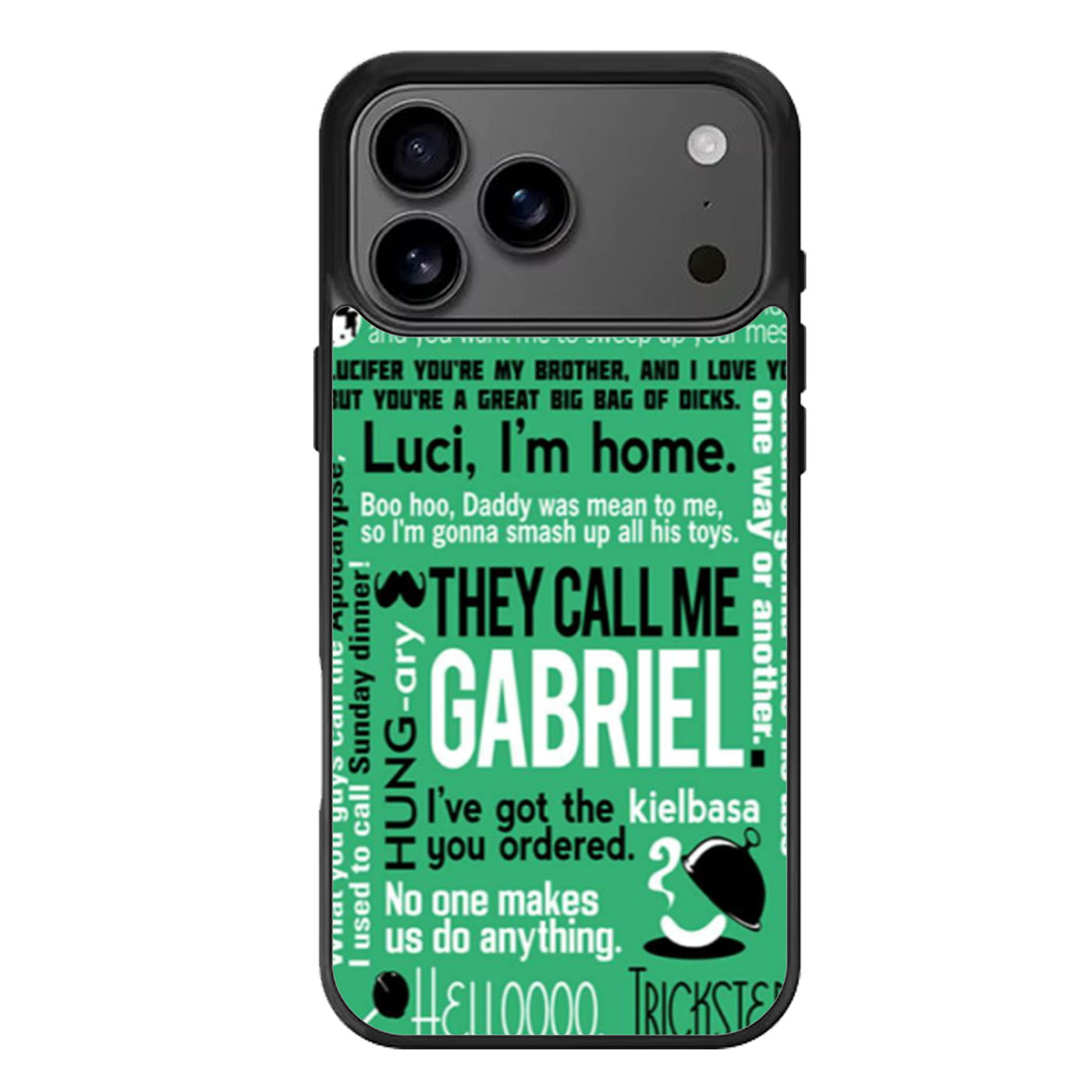 Supernatural Quote Wording Art Four iPhone 17 Pro Max Case