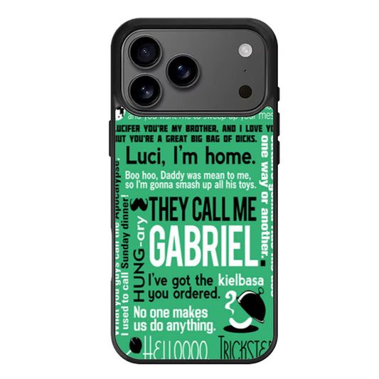 Supernatural Quote Wording Art Four iPhone 17 Pro Max Case