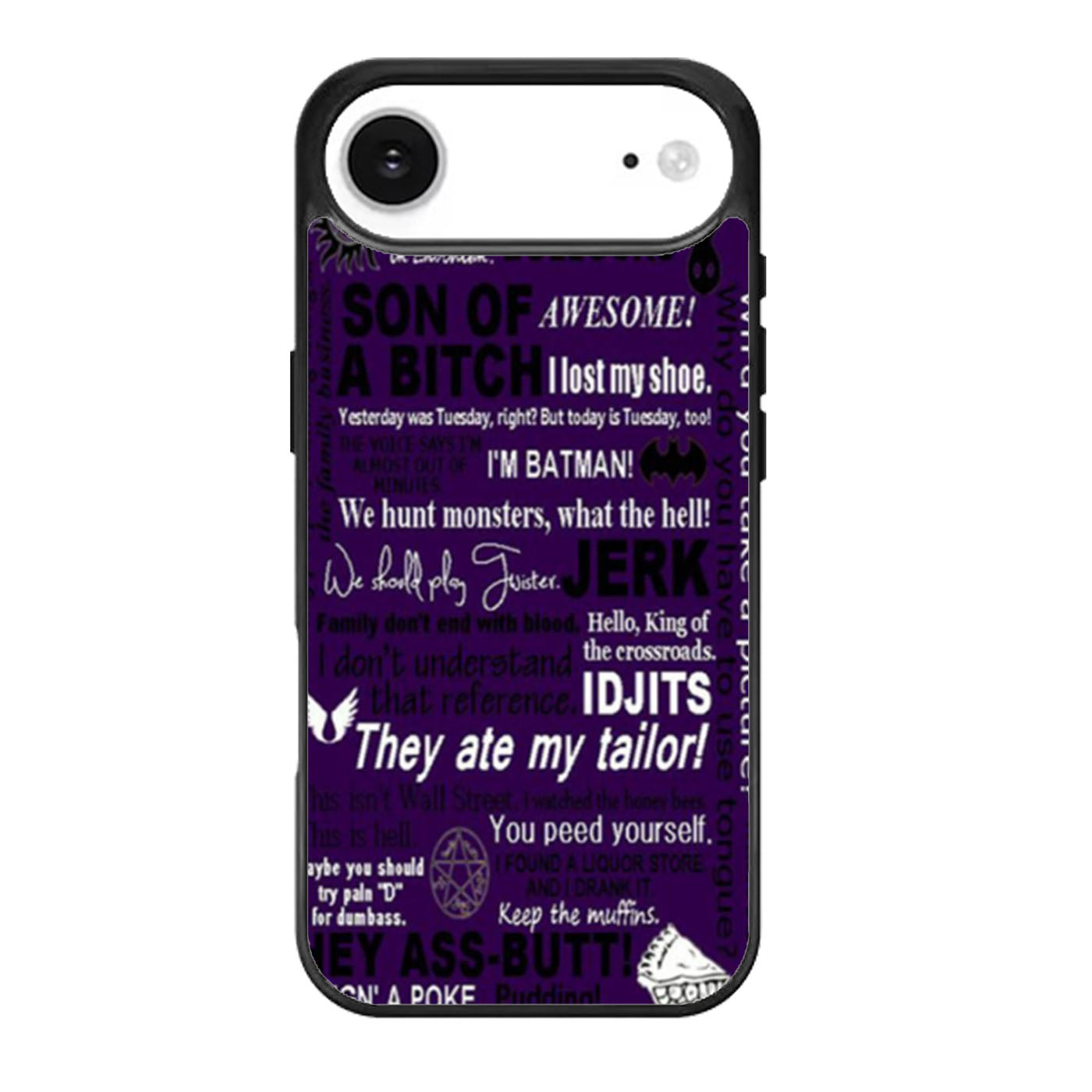 Supernatural Quote Wording Art iPhone Air Case