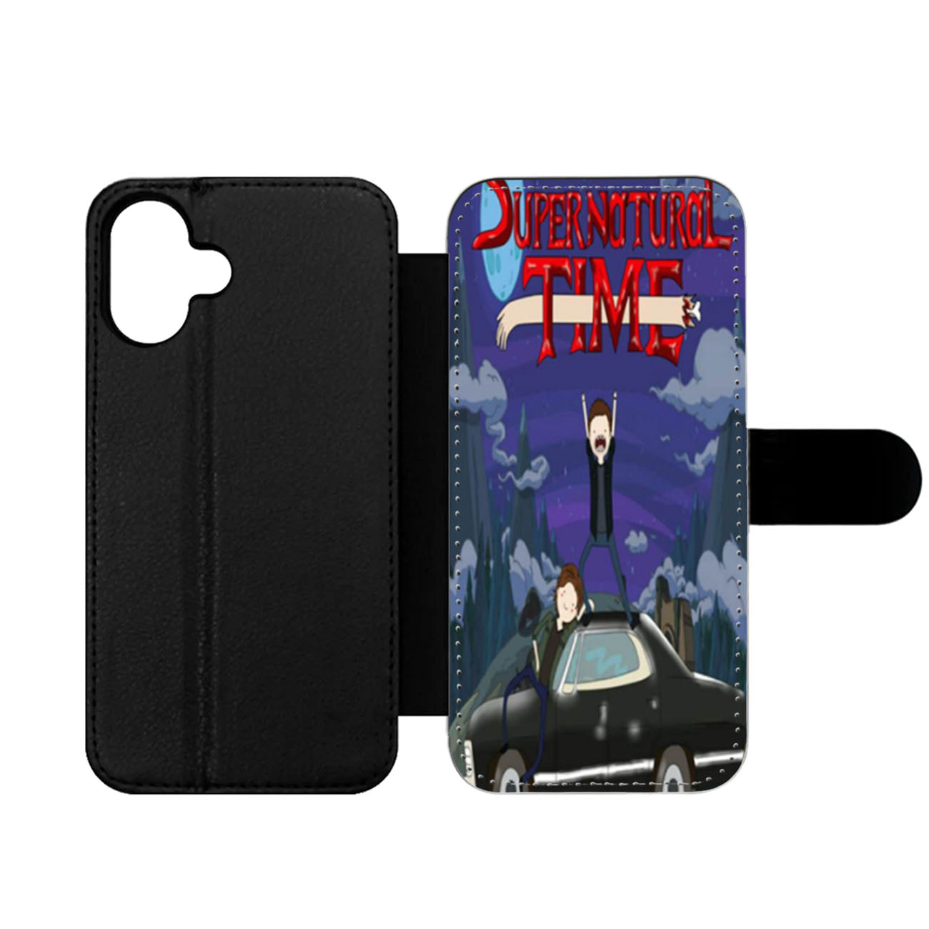 Supernatural Time Wallet iPhone Case