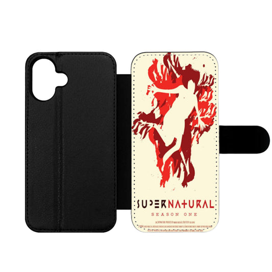 Supernatural Tv Series Season 1 Wallet iPhone Case