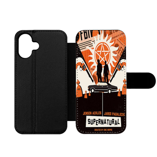 Supernatural Tv Series Season 7 Collage Wallet iPhone Case