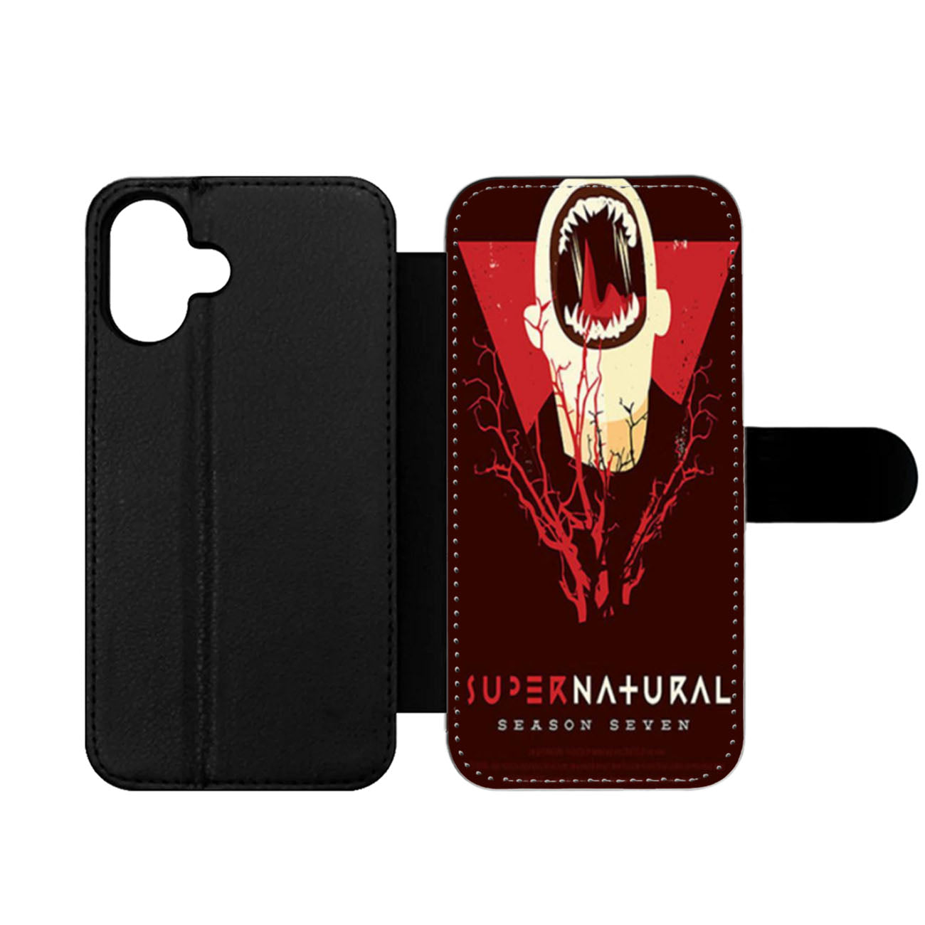 Supernatural Tv Series Season Seven Wallet iPhone Case