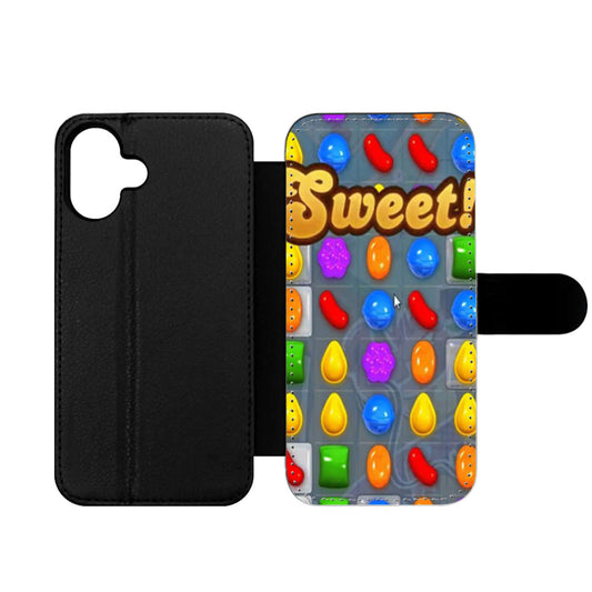 Sweet Candy Crush Game Wallet iPhone Case