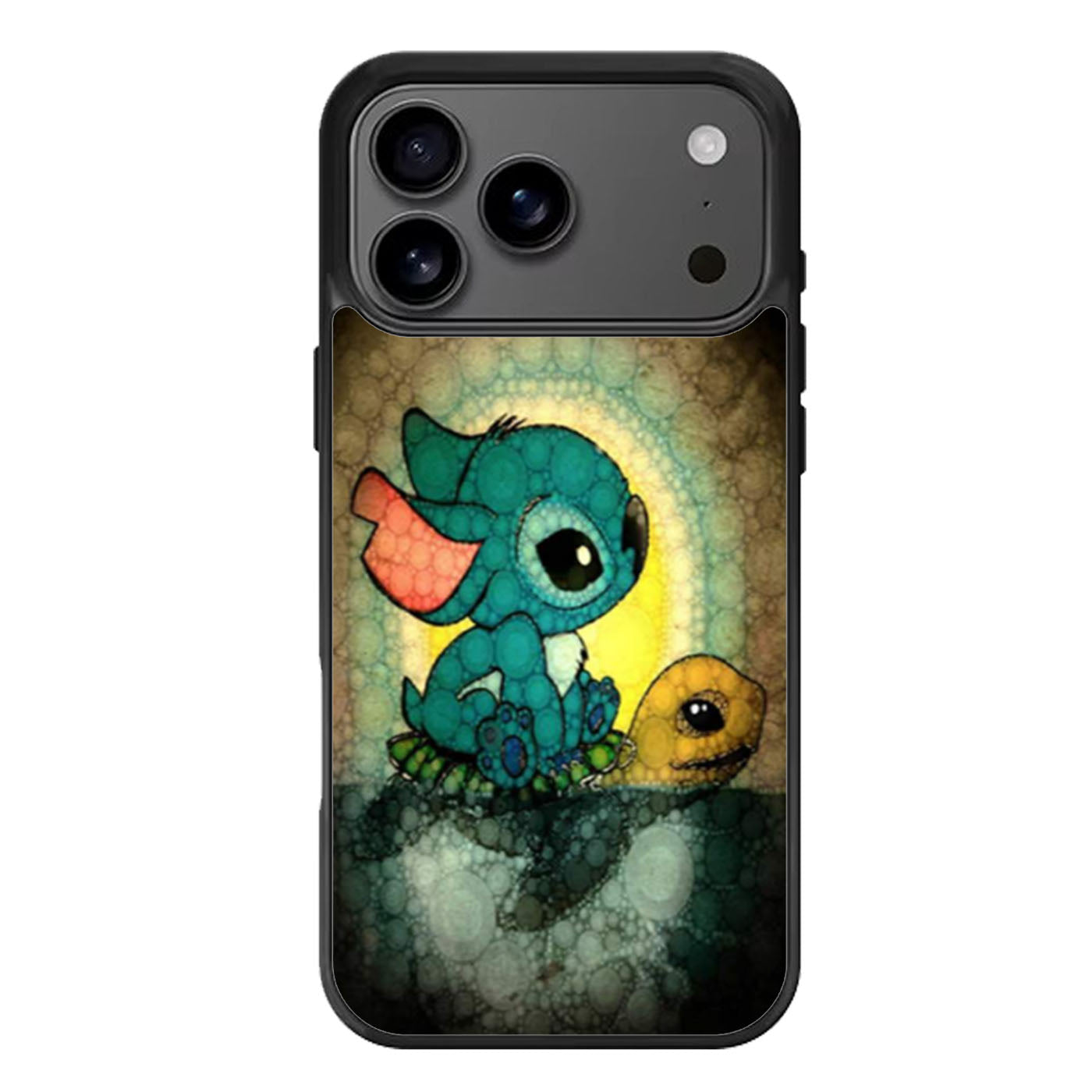 Swimming Stitch Turtle iPhone 17 Pro Max Case