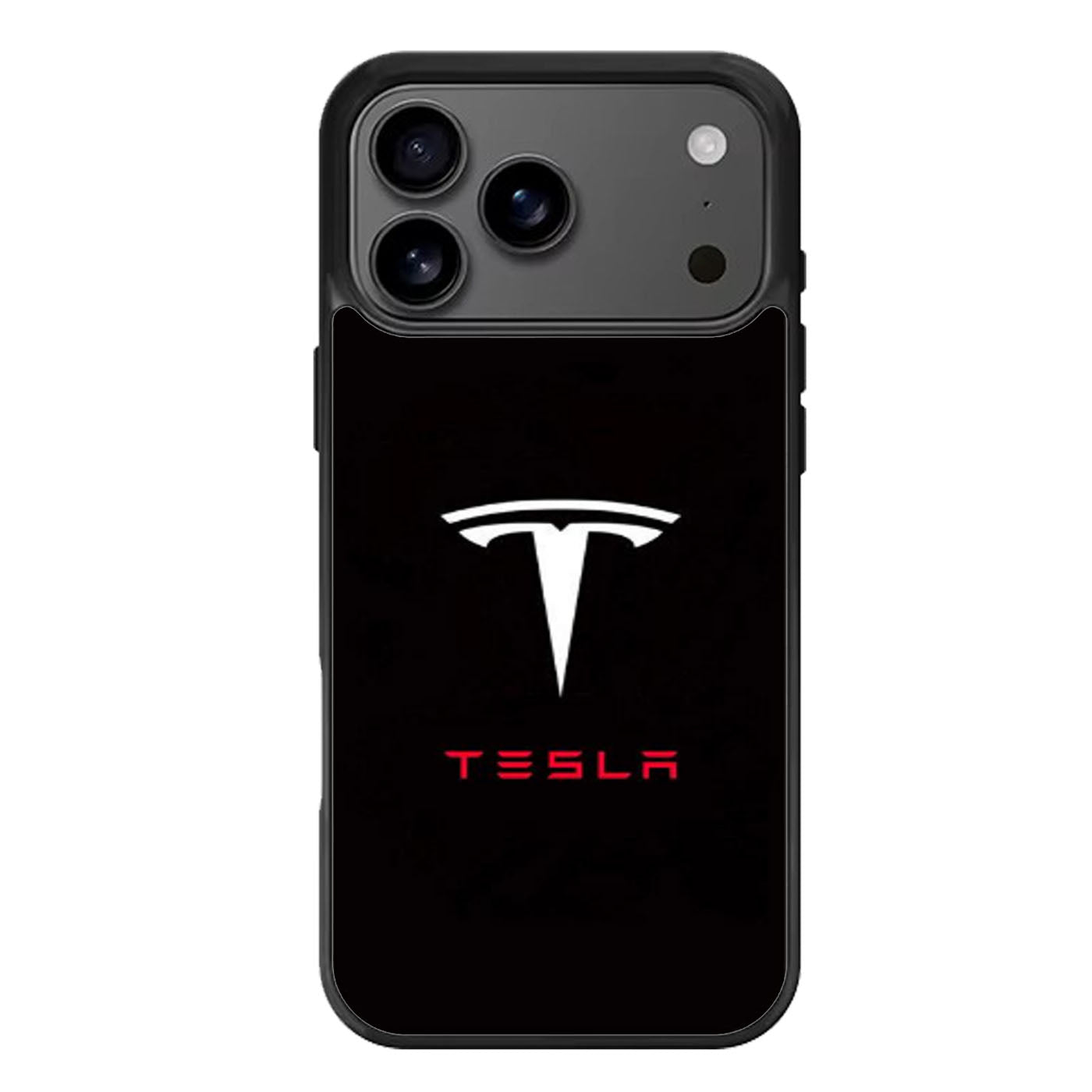 TESLA MOTORS LOGO TWO iPhone 17 Pro Max Case
