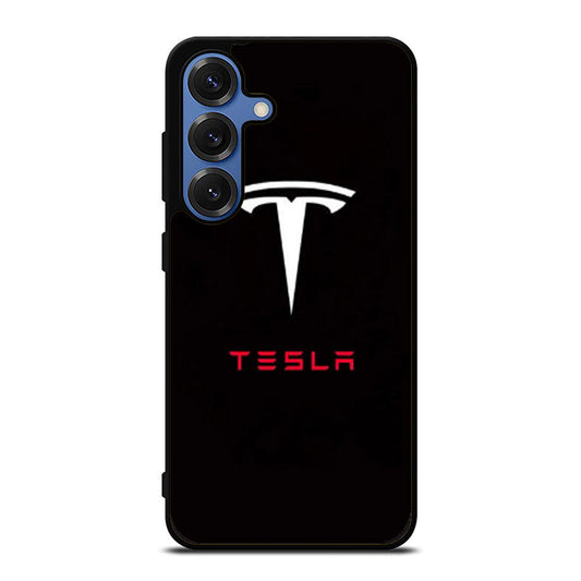 TESLA MOTORS LOGO TWO Samsung S25 Ultra Case
