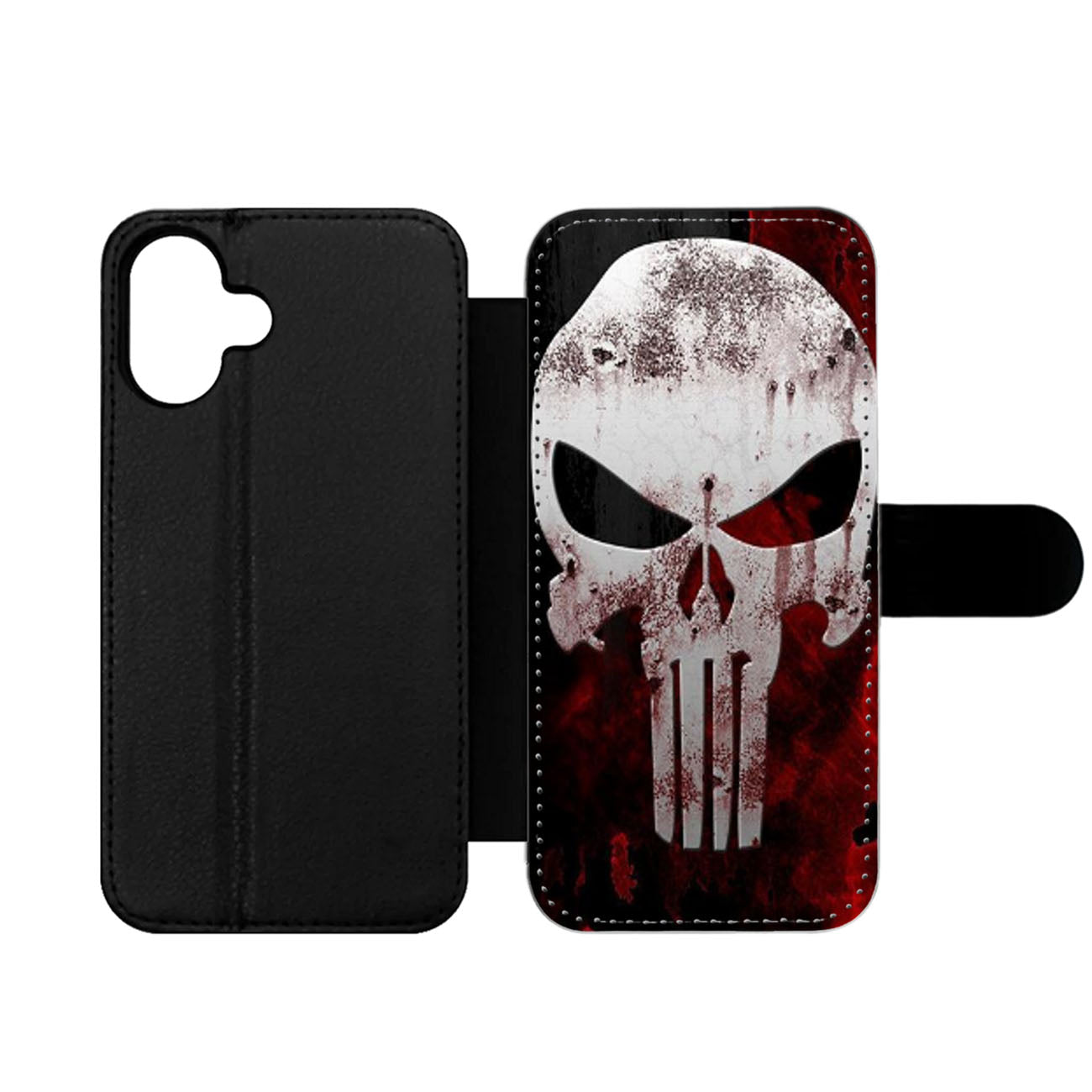THE PUNISHER SKULL Wallet iPhone Case