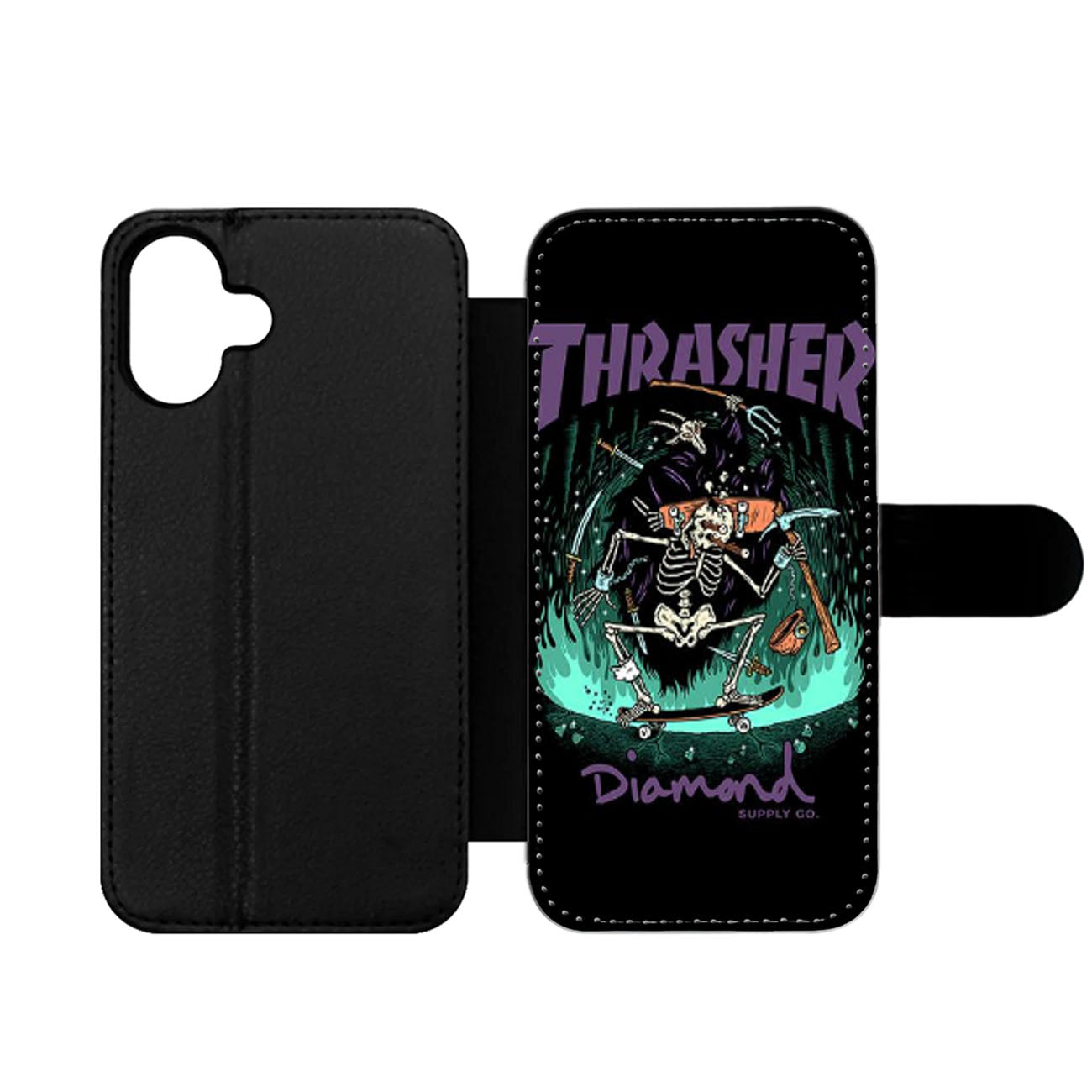 THRASHER DIAMOND SUPPLY CO Wallet iPhone Case