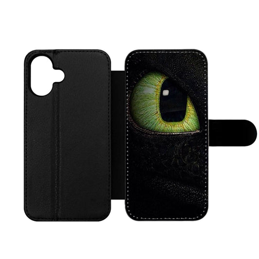 TOOTHLESS DRAGON EYE Wallet iPhone Case