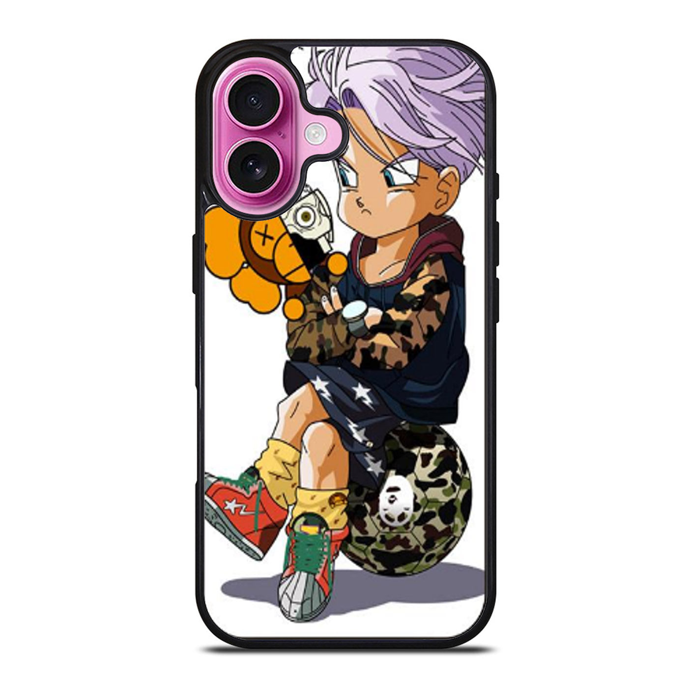 TRUNKS DRAGON BALL CAMO BAPE iPhone Case Cover