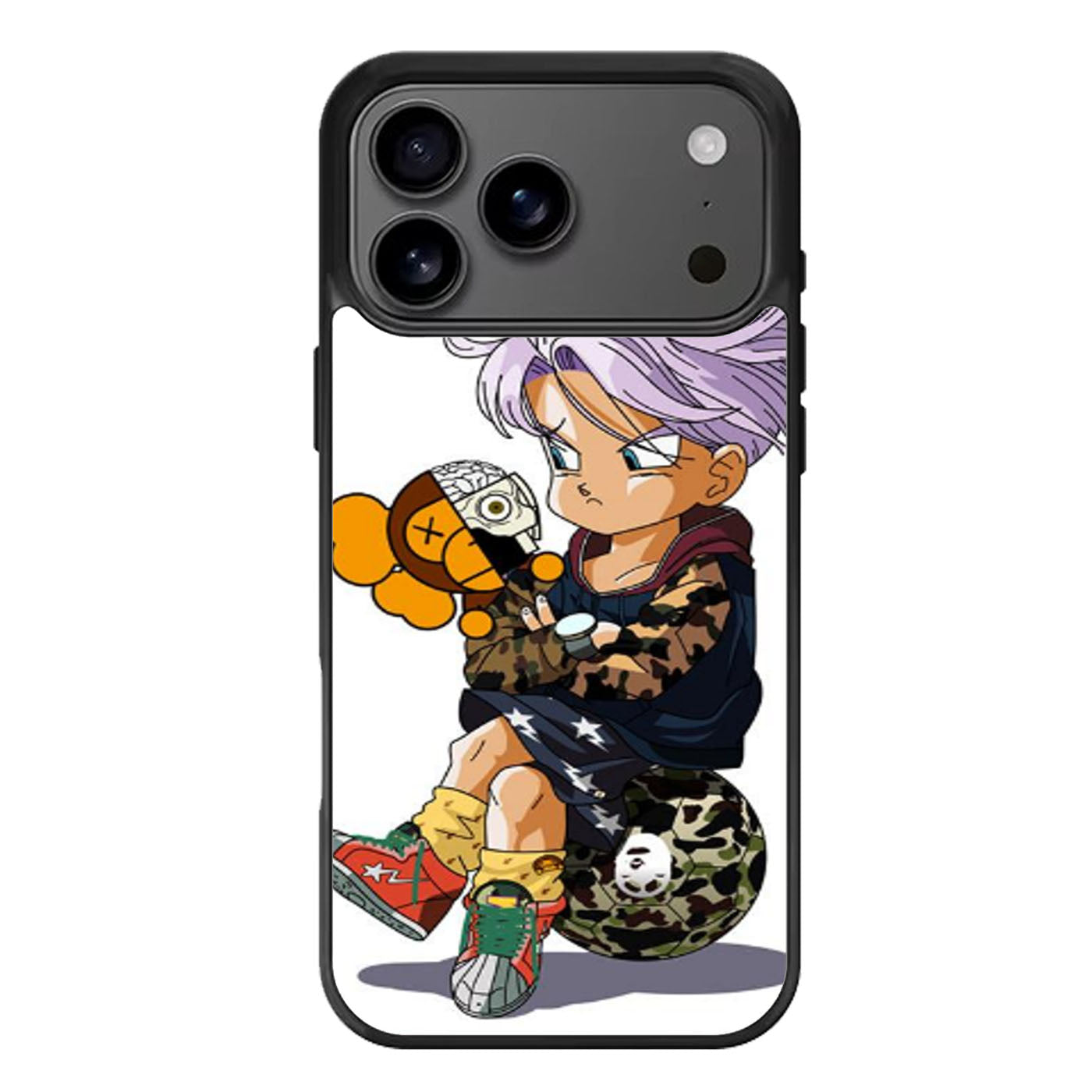 TRUNKS DRAGON BALL CAMO BAPE iPhone 17 Pro Max Case