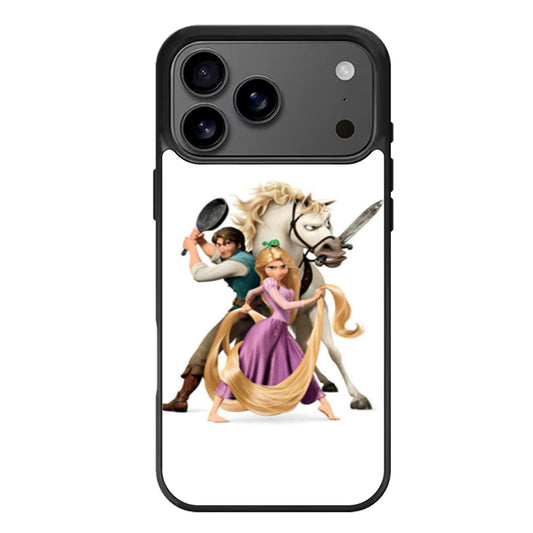 Tangled Rapunzel Flynn Maximus iPhone 17 Pro Max Case