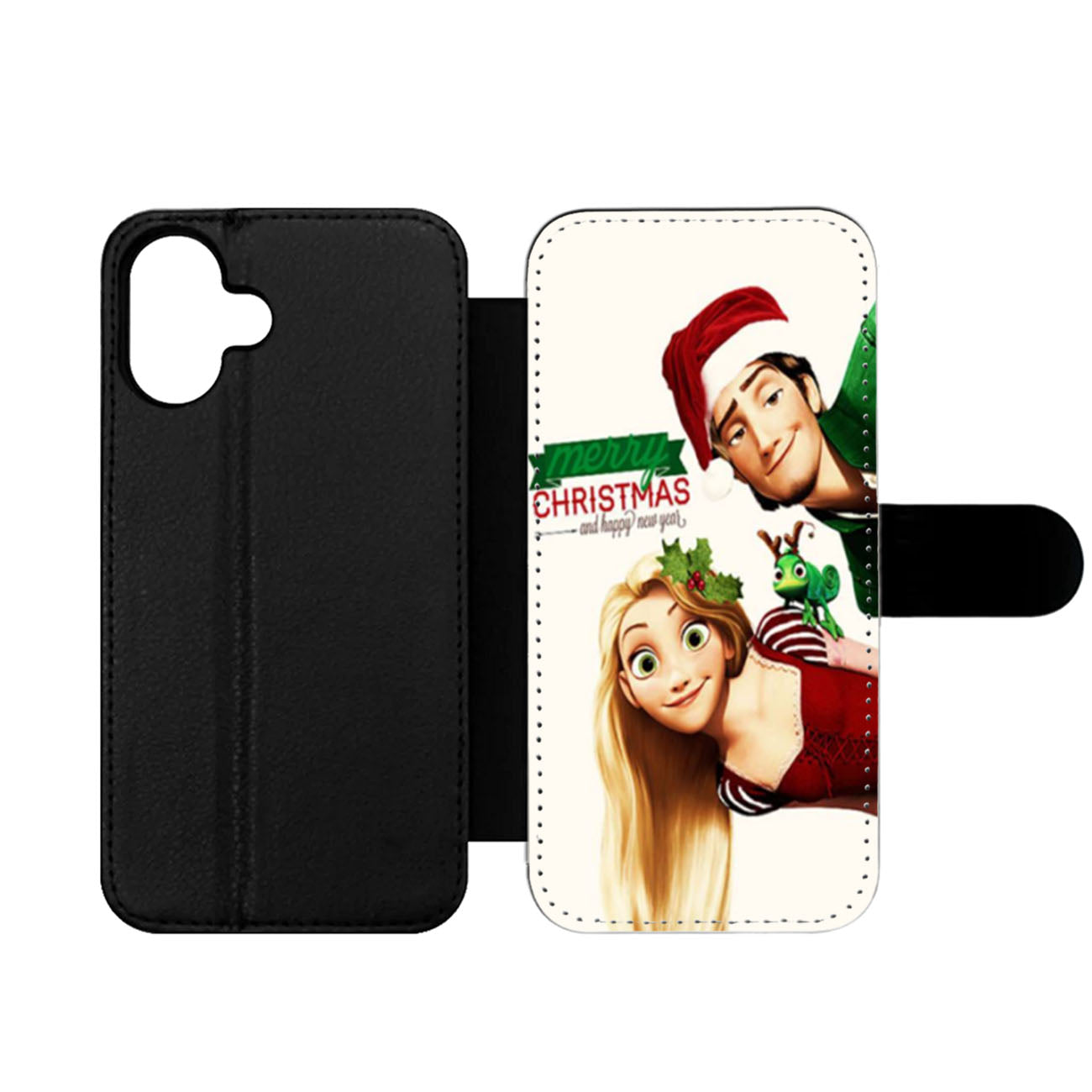 Tangled Rapunzel Punk Love Merry Wallet iPhone Case