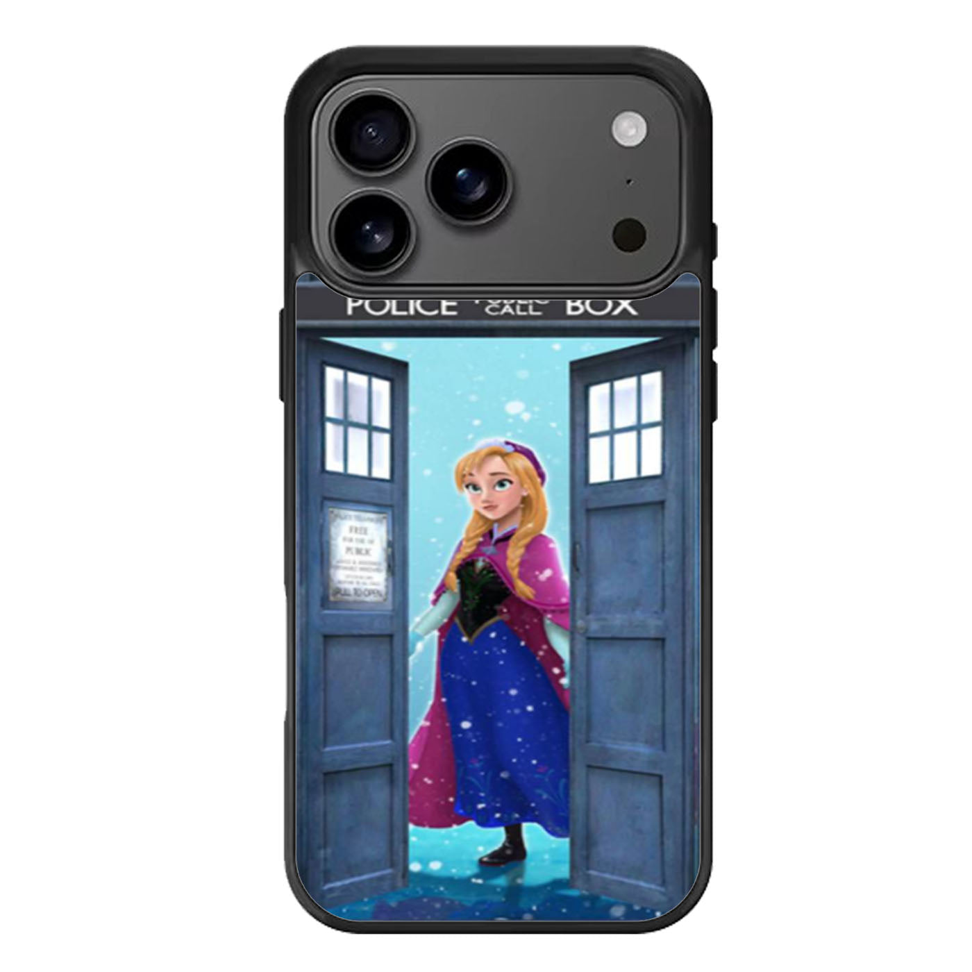 Tardis Disney Frozen Anna iPhone 17 Pro Max Case