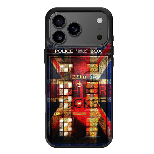 Tardis Doctor Who And Union Jack iPhone 17 Pro Max Case
