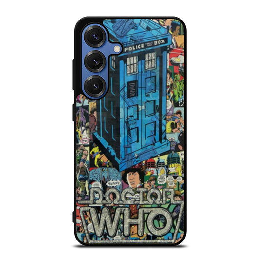 Tardis Doctor Who Comic Book Samsung S25 Ultra Case