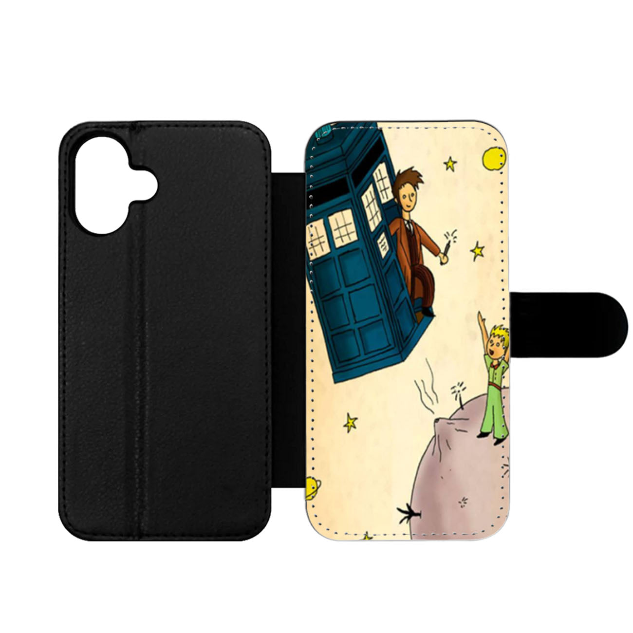 Tardis Doctor Who Little Prince Wallet iPhone Case