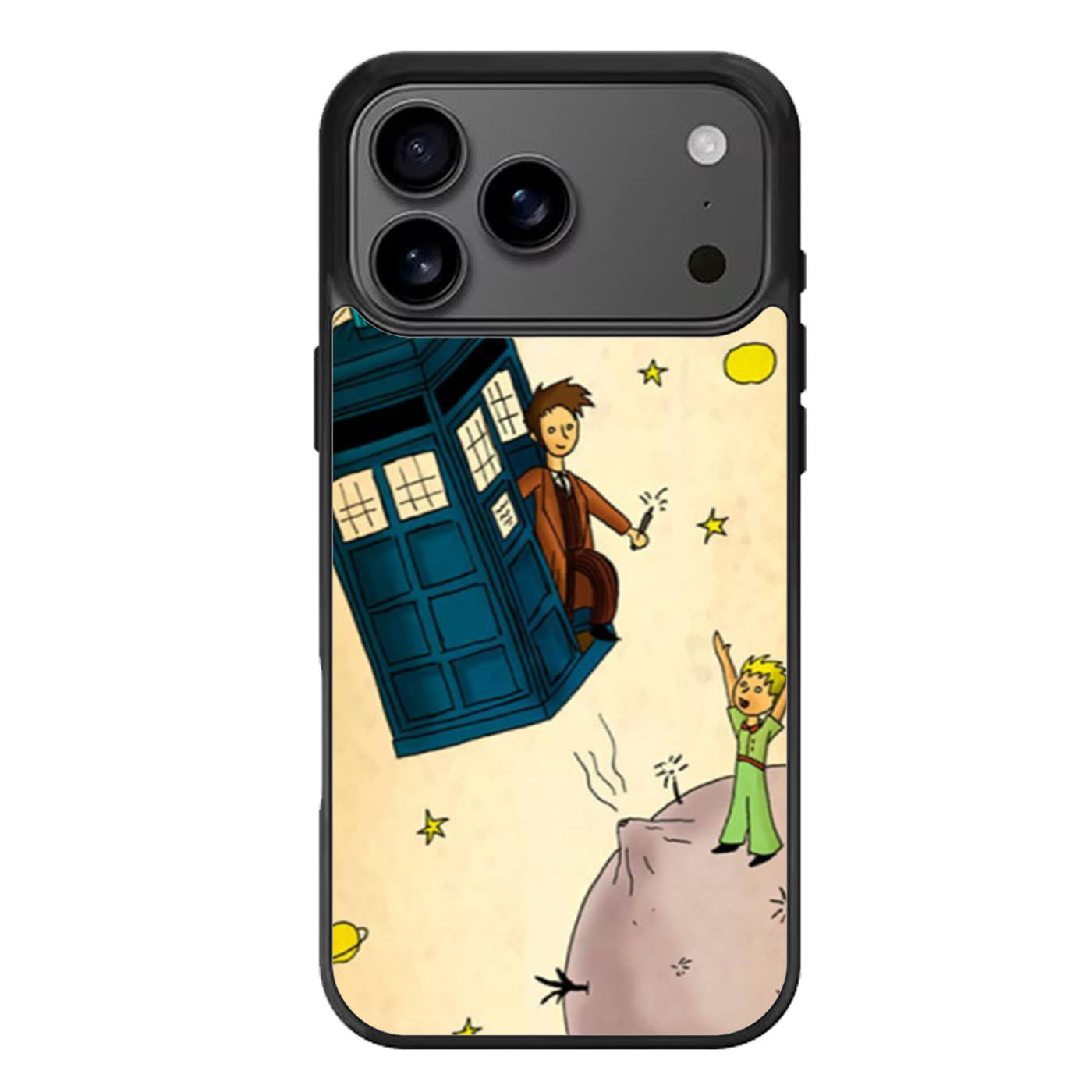 Tardis Doctor Who Little Prince iPhone 17 Pro Max Case