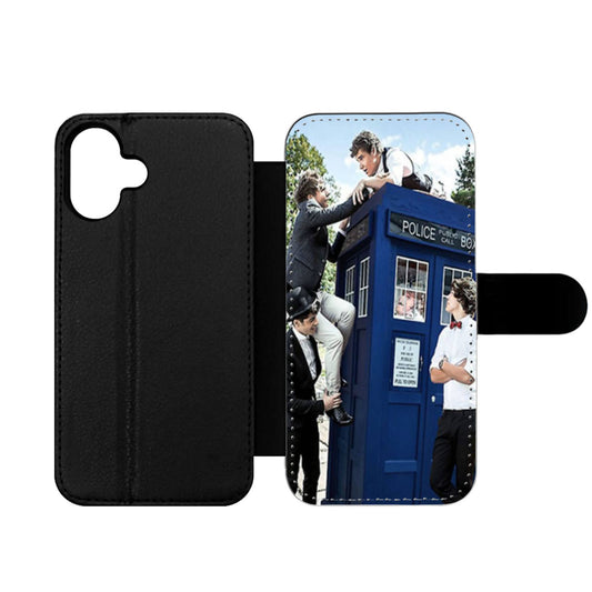 Tardis Doctor Who One Direction Wallet iPhone Case