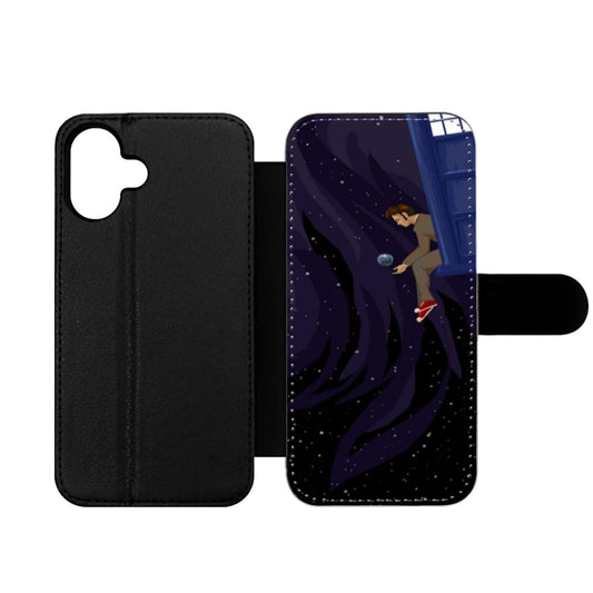 Tardis Doctor Who Sherlock Holmes Wallet iPhone Case