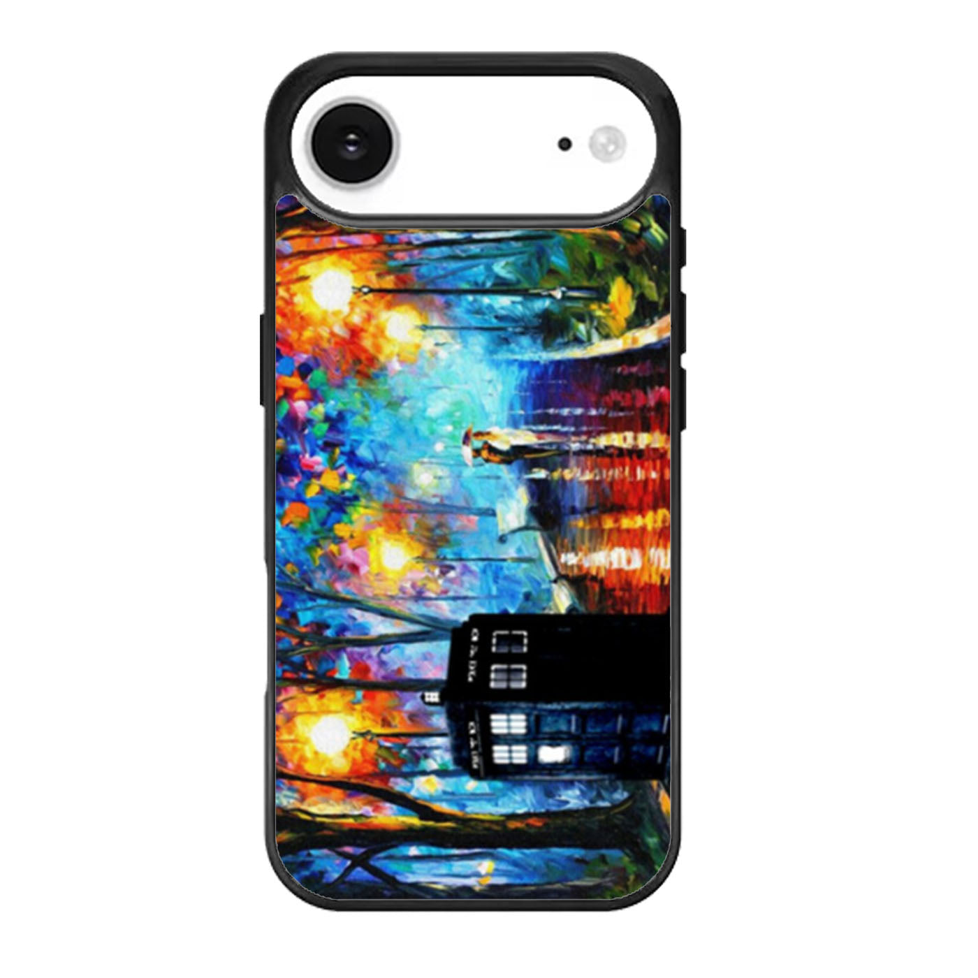 Tardis Doctor Who in The Rain iPhone Air Case