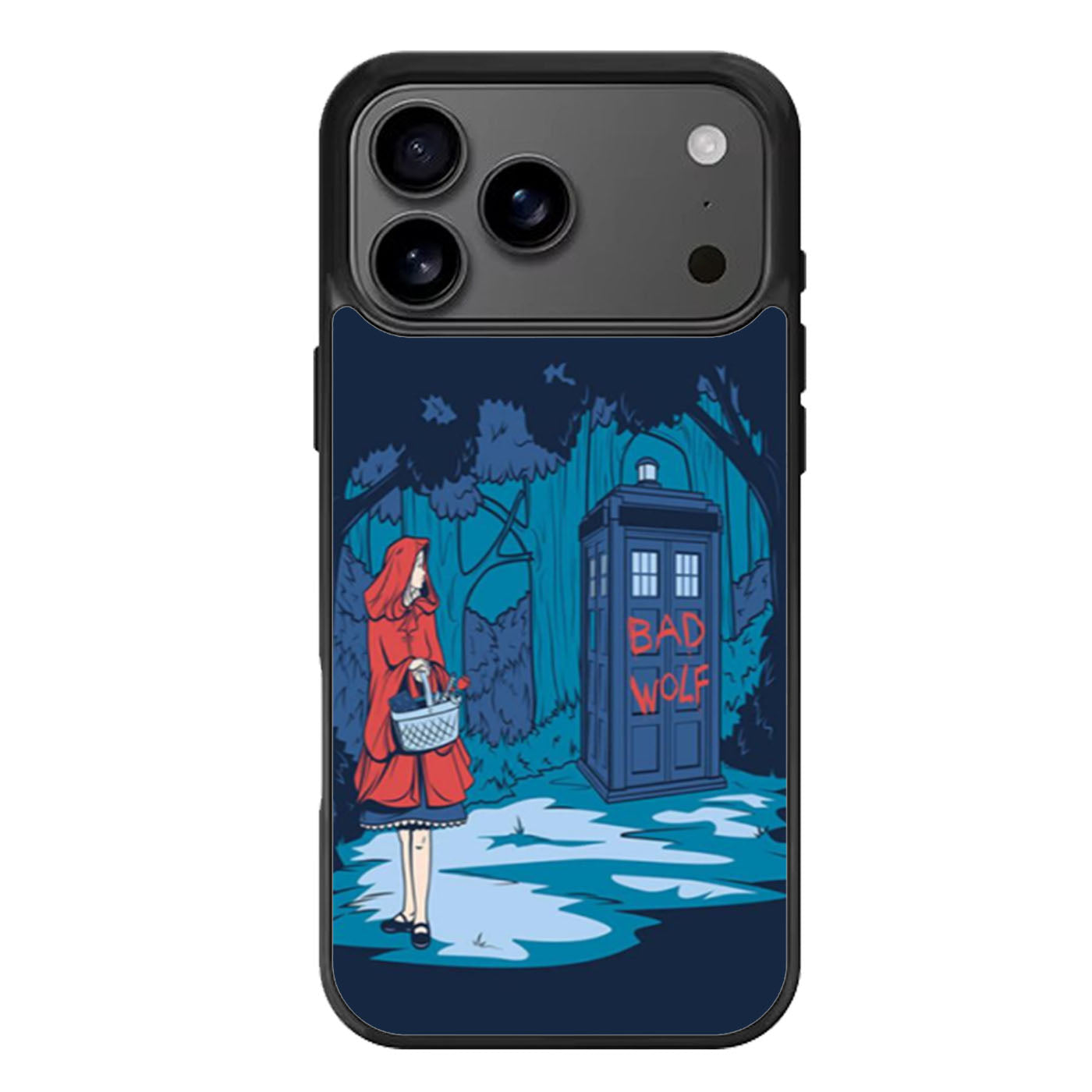 Tardis Dr Who Little Red Riding Hood iPhone 17 Pro Max Case