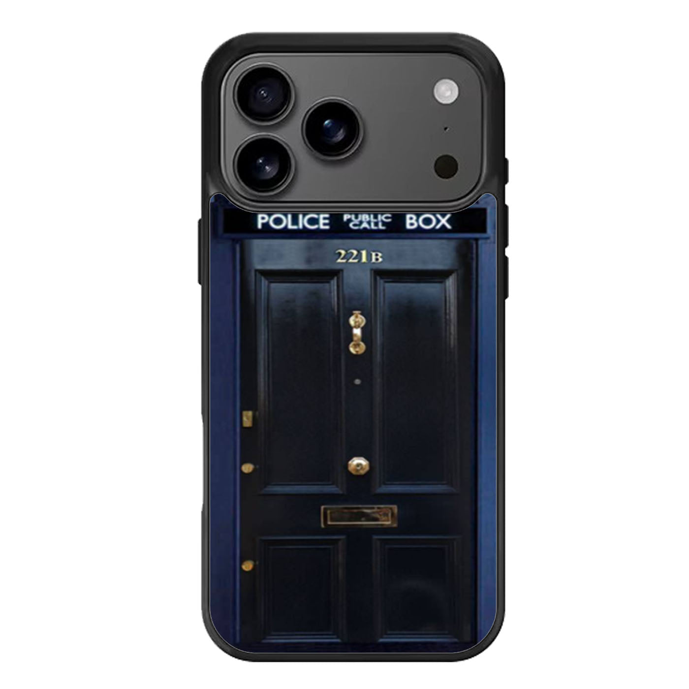Tardis Sherlock Holmes Police Box iPhone 17 Pro Max Case