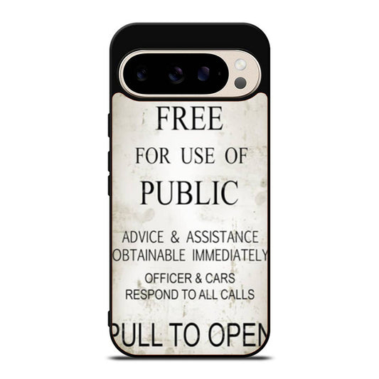 Tardis Sign Google Pixel 9 Pro Case