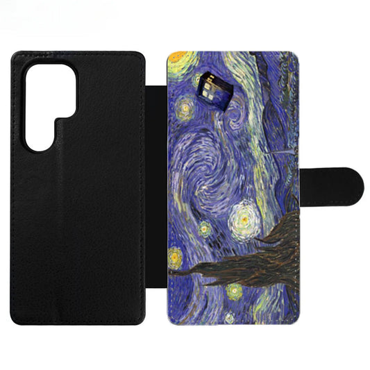 Tardis Starry Night Wallet Samsung Case