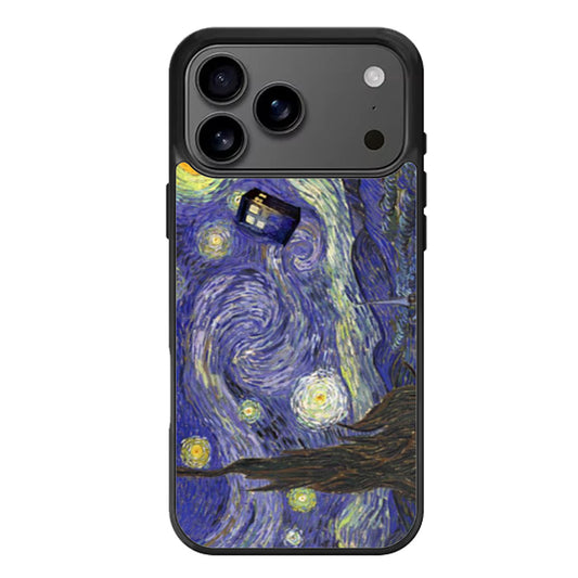 Tardis Starry Night iPhone 17 Pro Max Case