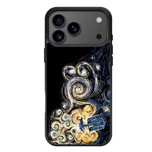 Tardis Van Gogh Doctor Who iPhone 17 Pro Max Case