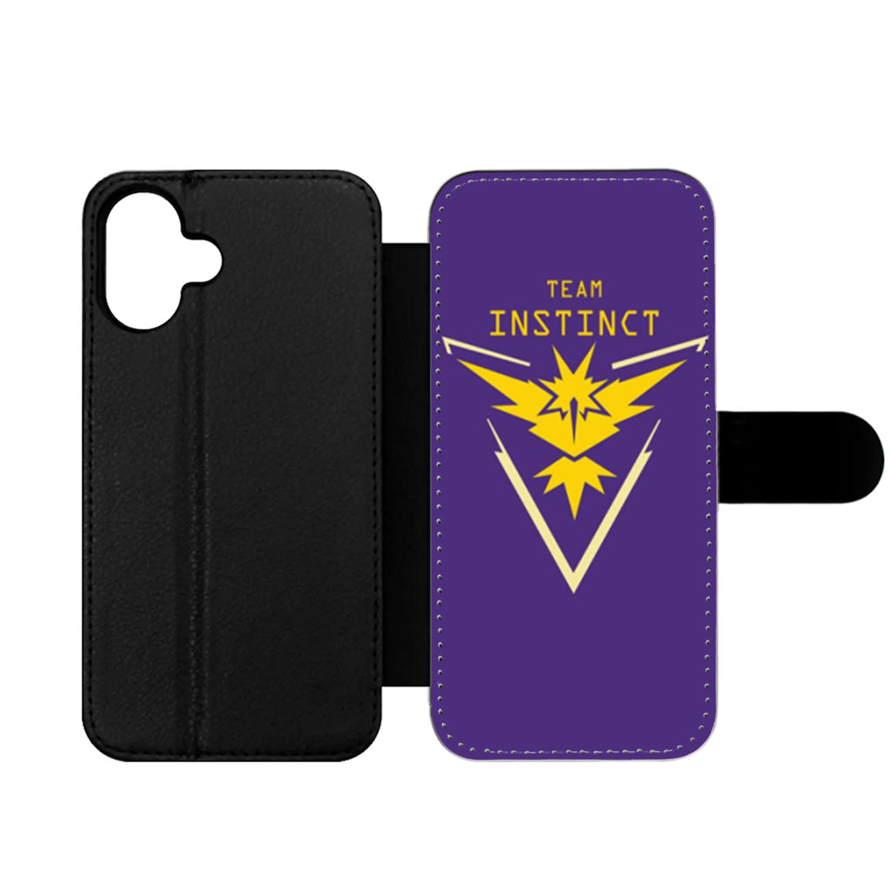 Team Instinct Pokemon Go Wallet iPhone Case