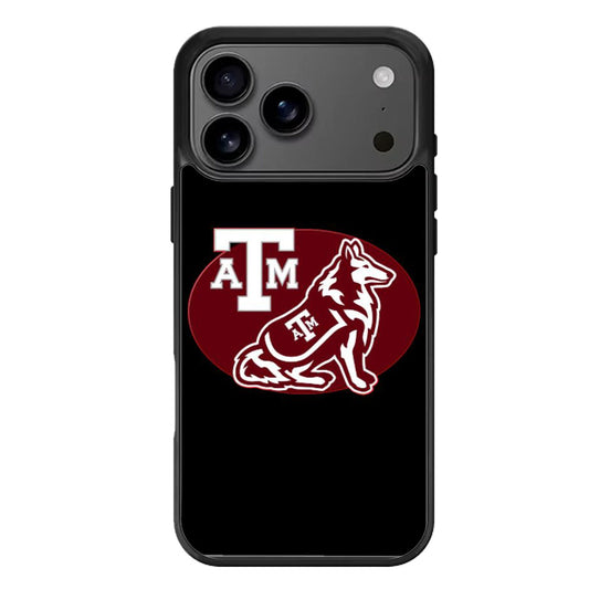 Texas AM Aggies Black iPhone 17 Pro Max Case