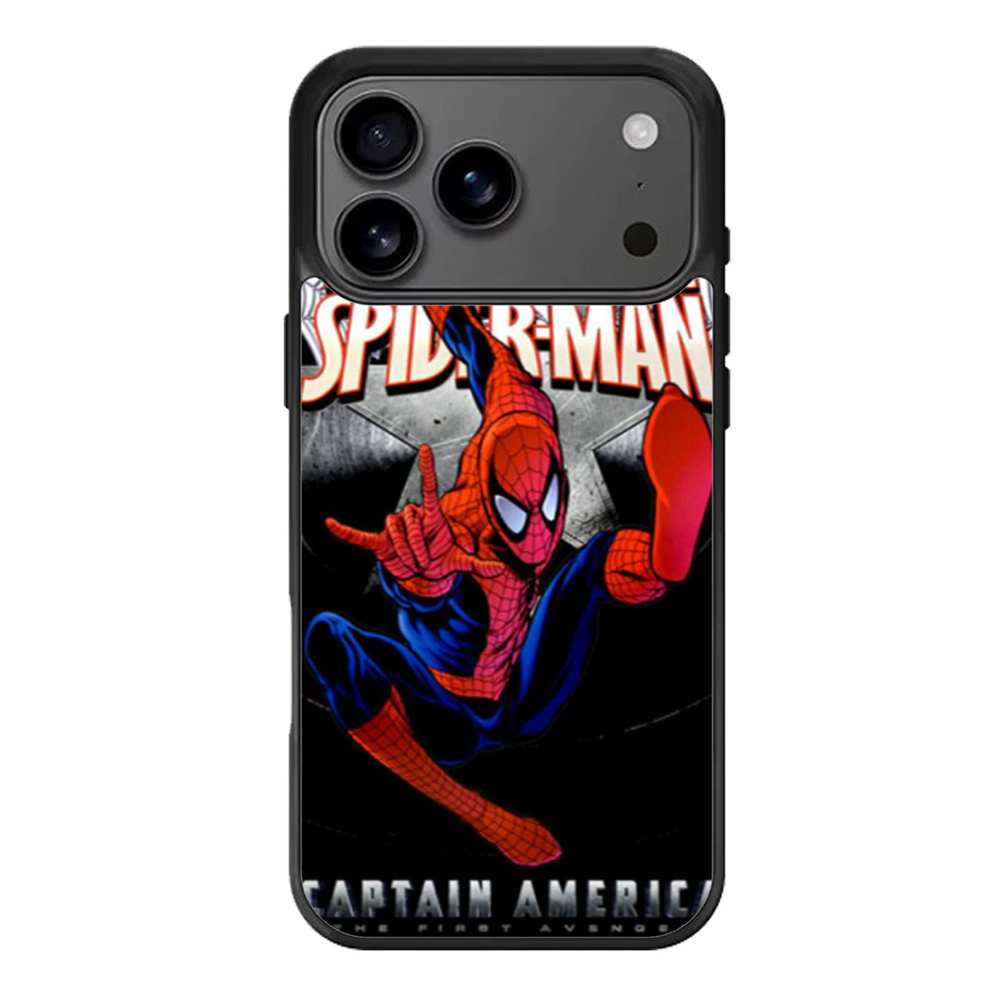 The Amazing Spiderman of Captain America iPhone 17 Pro Max Case