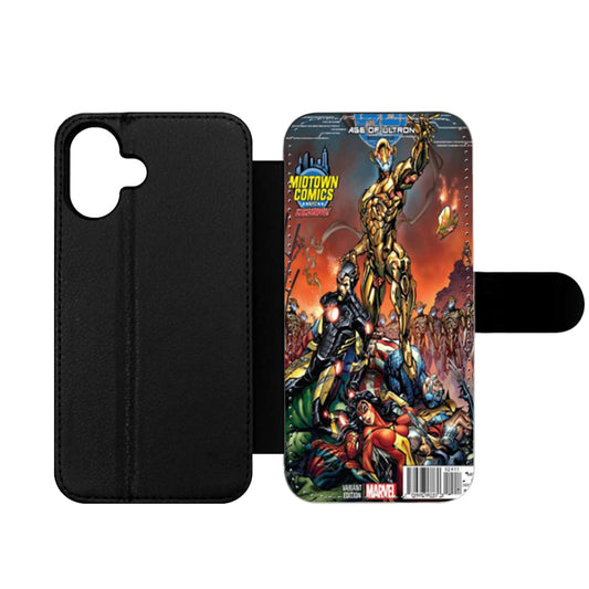 The Avengers Age of Ultron Midtown Comics Cover Wallet iPhone Case