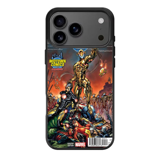The Avengers Age of Ultron Midtown Comics Cover iPhone 17 Pro Max Case